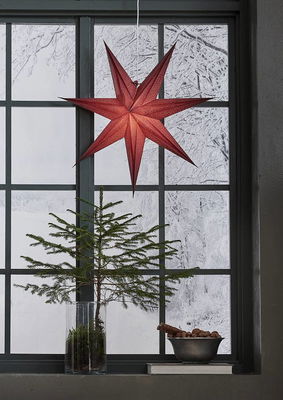 Julstjärna Holly Röd 60cm