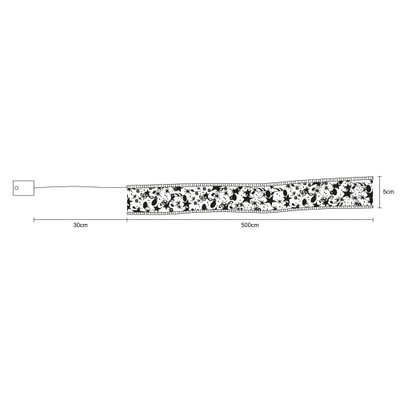 Ljusslinga Ribbon 500cm