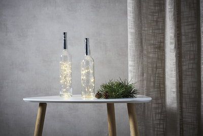 Dew Drops Tub 40 LED Silver Batteri