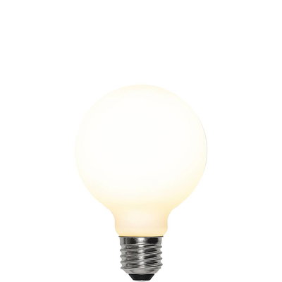Globlampa Ø80 LED 470lm E27 Filament Opal 2600K Dim