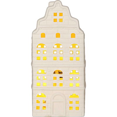 Inomhusdekoration Vinter Vitt Hus 3st