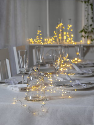 Ljusslinga Dew Drop LED 10m Multi