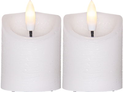 Blockljus Flamme 2-Pack 7,5cm