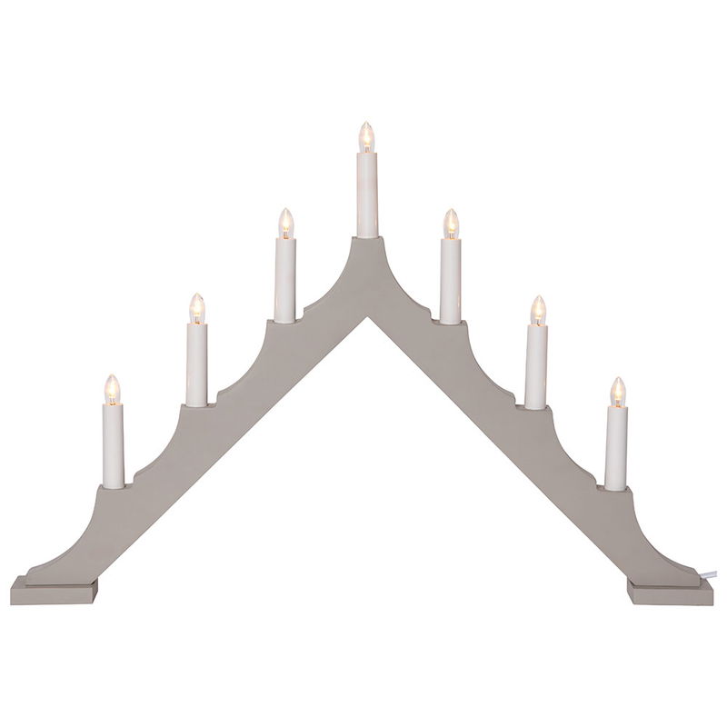Ljusstake Alma Beige 40cm