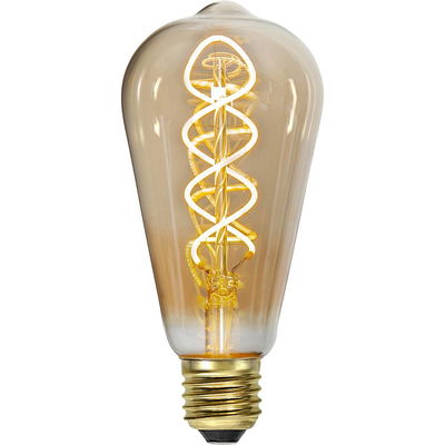 Antiklampa LED Spiral Amber 160lm E27 2100K Dim