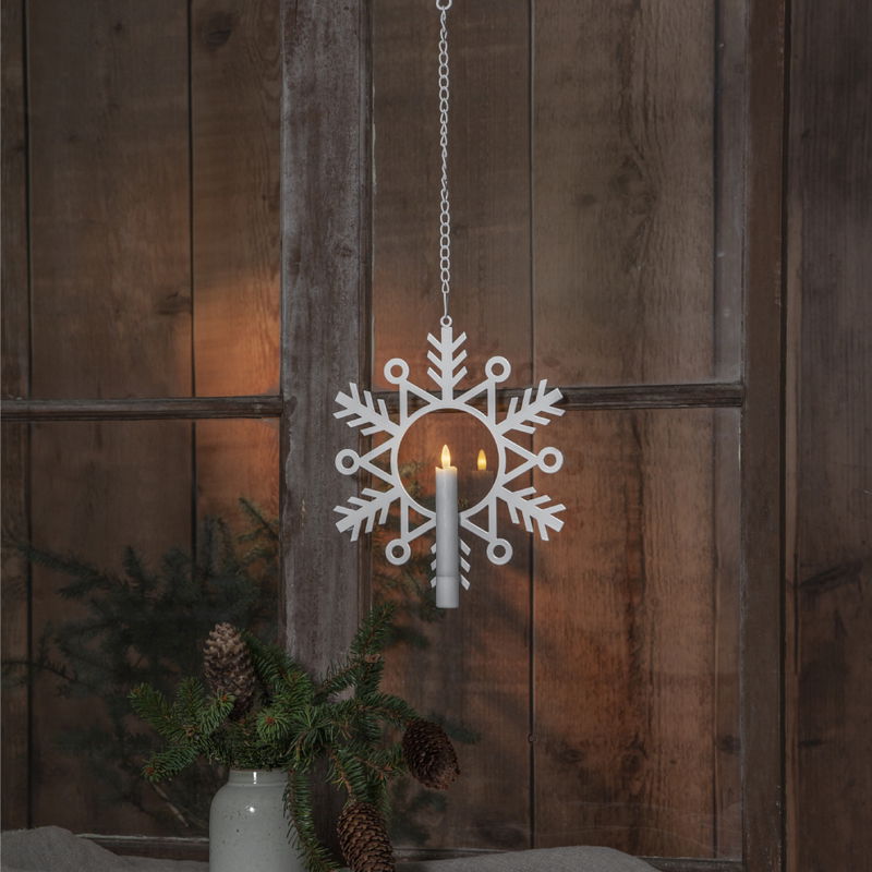 Hängande snöflinga Flamme Snow