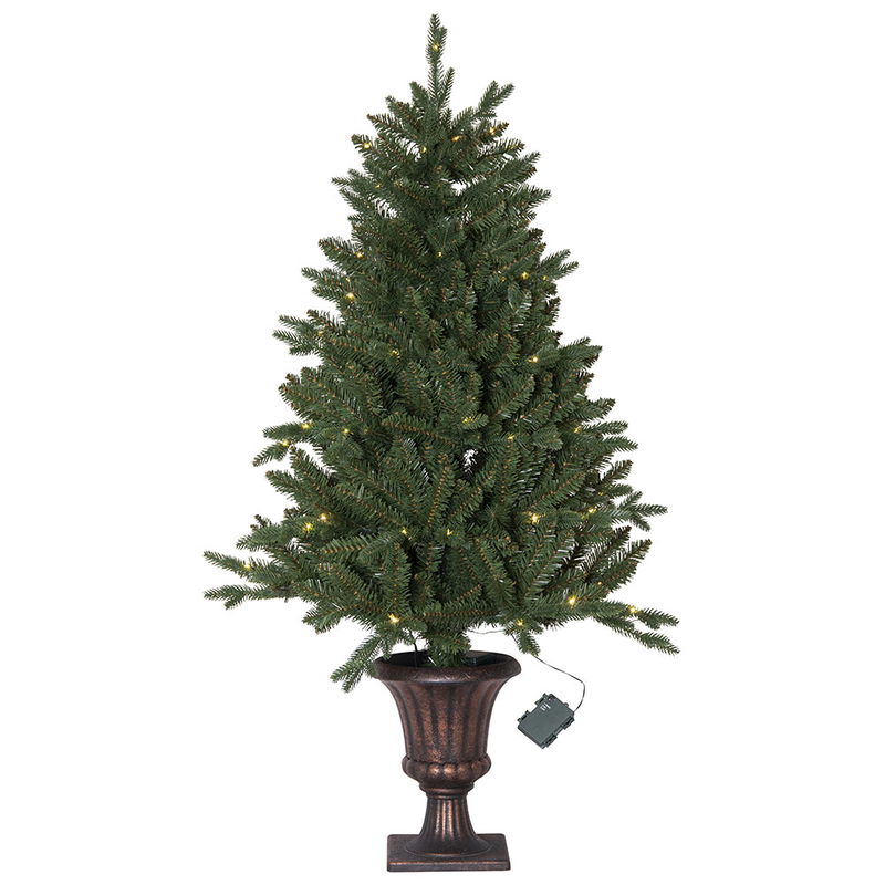 Julgran Byske med LED och kruka 120cm Julgran Byske med LED och kruka 120cm