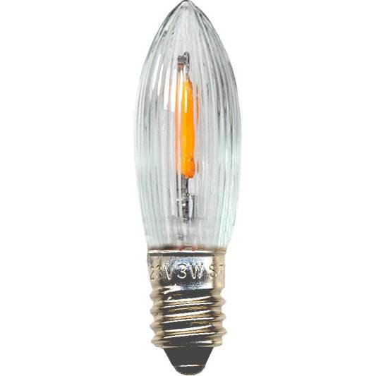 Topplampa E10 2100K Klar LED Varmvit 7-pack