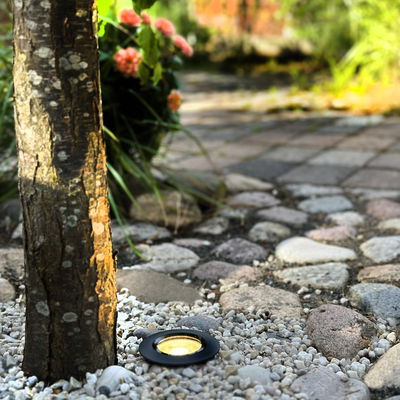 Markspot Onyx 5W 350lm 3000K Mörkgrå LightsOn Garden Plug & Play