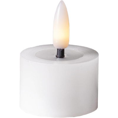 Värmeljus Flamme Flow Vit 2-pack Timer