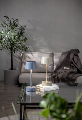 Bordslampa Solcell Solei Blå