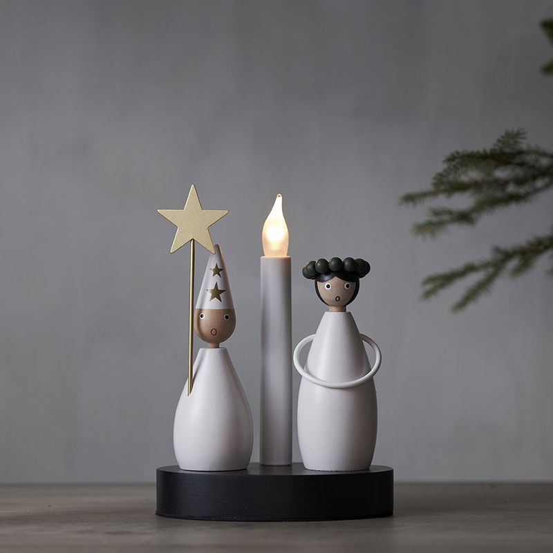 Ljusstake Christmas Joy Lucia 20cm Ljusstake Christmas Joy Lucia 20cm | Star Trading Återförsäljare