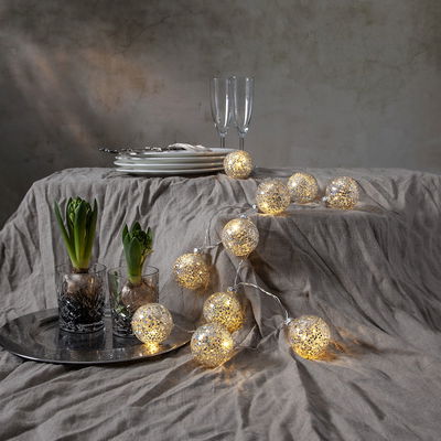 Ljusslinga Glitter Silver