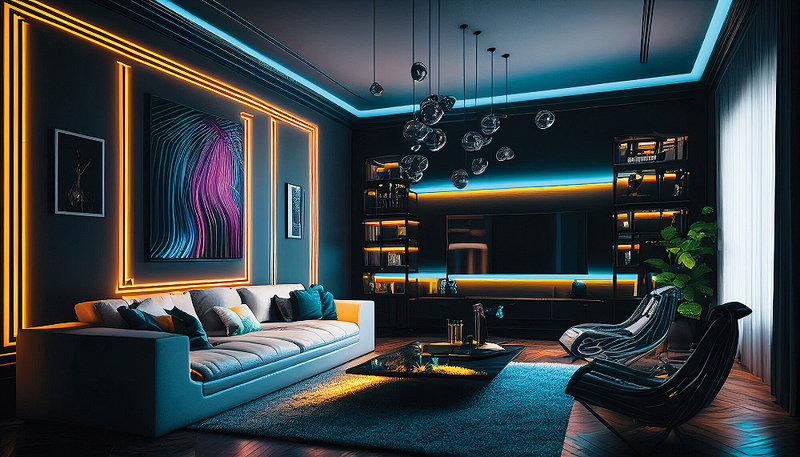 Kopplingskabel LED Strip COB RGB+CCT 12mm dubbel
