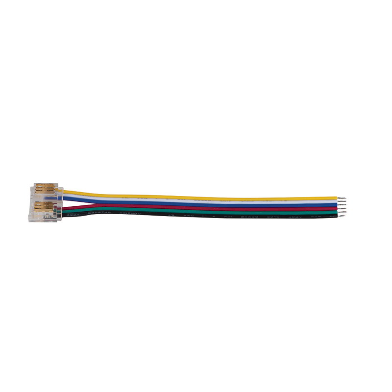 Kopplingskabel LED Strip COB RGB+CCT 12mm enkel