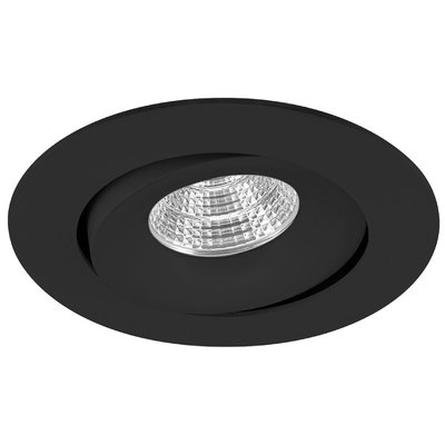Downlight Dimbar 7W CCT Svart MD-70 direkt mot isolering