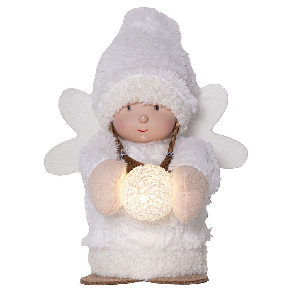 Juldekoration Joylight Ängel Vit Juldekoration Joylight Ängel Vit