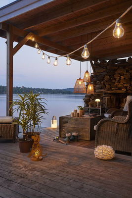 Solcellsdekoration Oxidog Hund