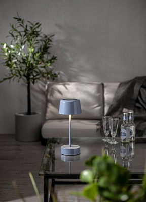 Bordslampa Solcell Solei Blå