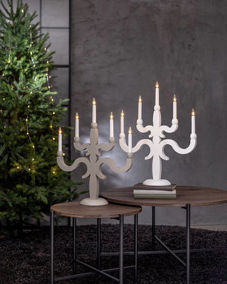 Ljusstake Canna Vit 5-ljus