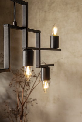 Kronljuslampa LED 470lm E27 2700K Dim