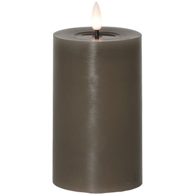 Blockljus Flamme Flow Mörkbrun / Mullvad  15cm Blockljus Flamme Flow Mörkbrun / Mullvad  15cm