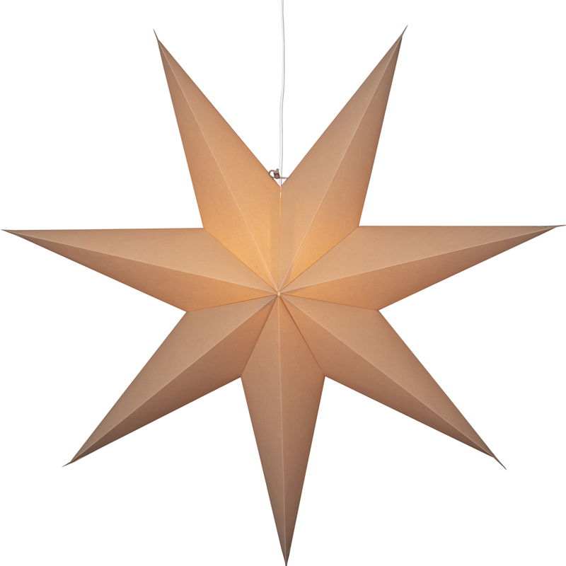 Julstjärna Plain Beige 90cm