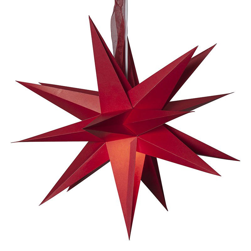 Julstjärna December Röd 35cm Julstjärna December Röd 35cm | Star Trading Återförsäljare