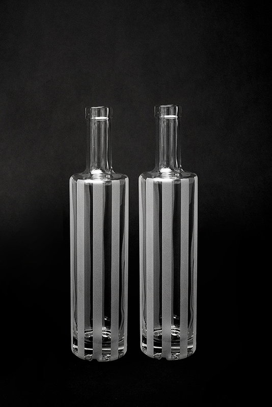 Flaska Stripes för Bottlelight flasklampa