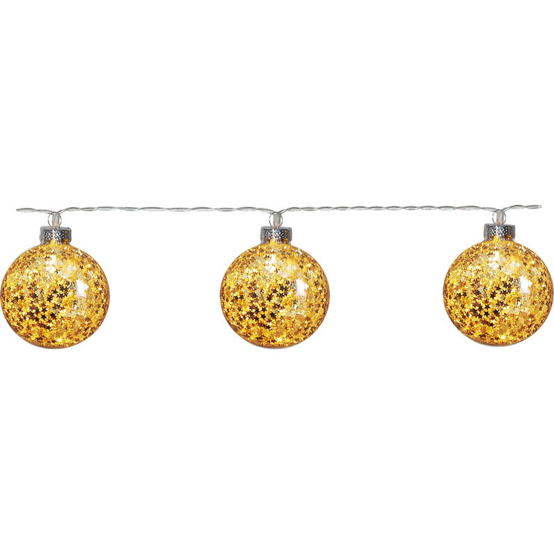 Ljusslinga Glitter Guld