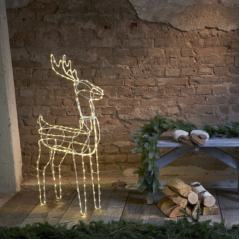 Siluett Tuby Deer 78cm Siluett Tuby Deer 78cm | Juldekoration Siluett| Lampgrossen.se