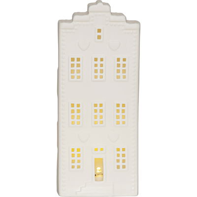 Inomhusdekoration Vinter Hus 21cm Porslin