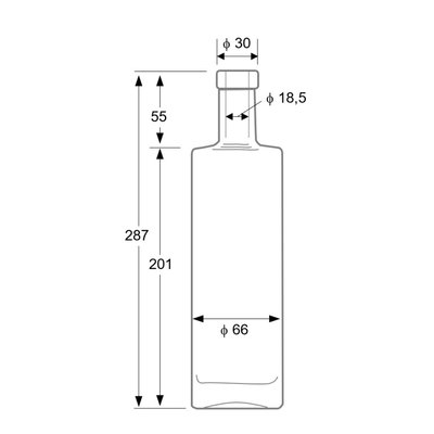 Flaska Rio för Bottlelight flasklampa