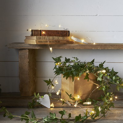 Ljusslinga Clippy med lösa klämmor