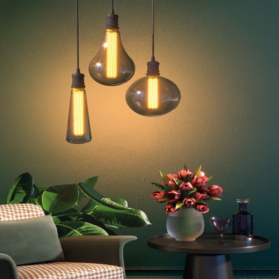 Dimbar Royal Kinna LED Titan 3,5W 60lm E27 Rök 2000K