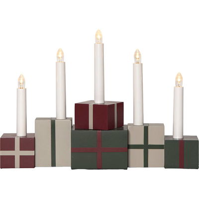 Ljusstake Julklappar LED