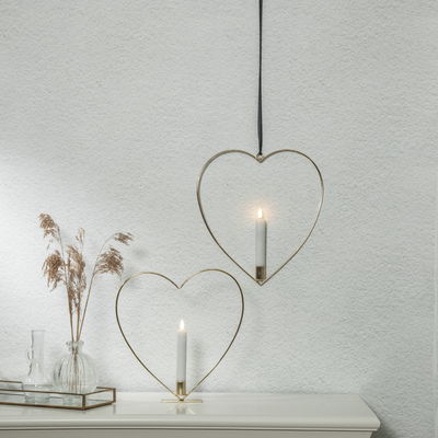 Stående Inomhusdekoration Flamme Heart