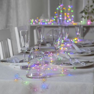 Ljusslinga Dew Drop LED 10m Multi