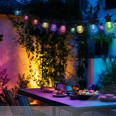 Ljusslinga 5m RGB+CCT utbyggbar med fjärrkontroll