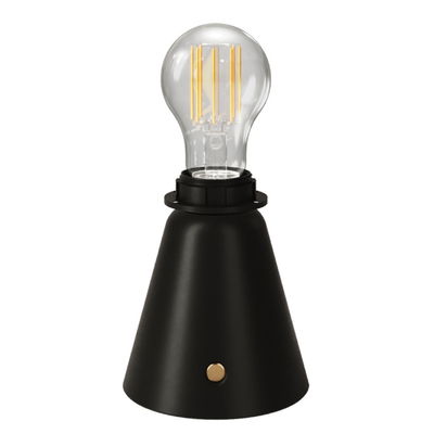 Uppladdningsbar Bordslampa Cabless11 Svart inkl. ljuskälla för lampskärm