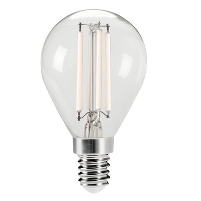 Klotlampa LED 4,5W 470lm E14 2700K Vita filament
