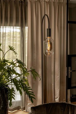 Dekorationslampa Ø150 Sundsvall Klar/Titanium LED 100lm E27 2200K Dim