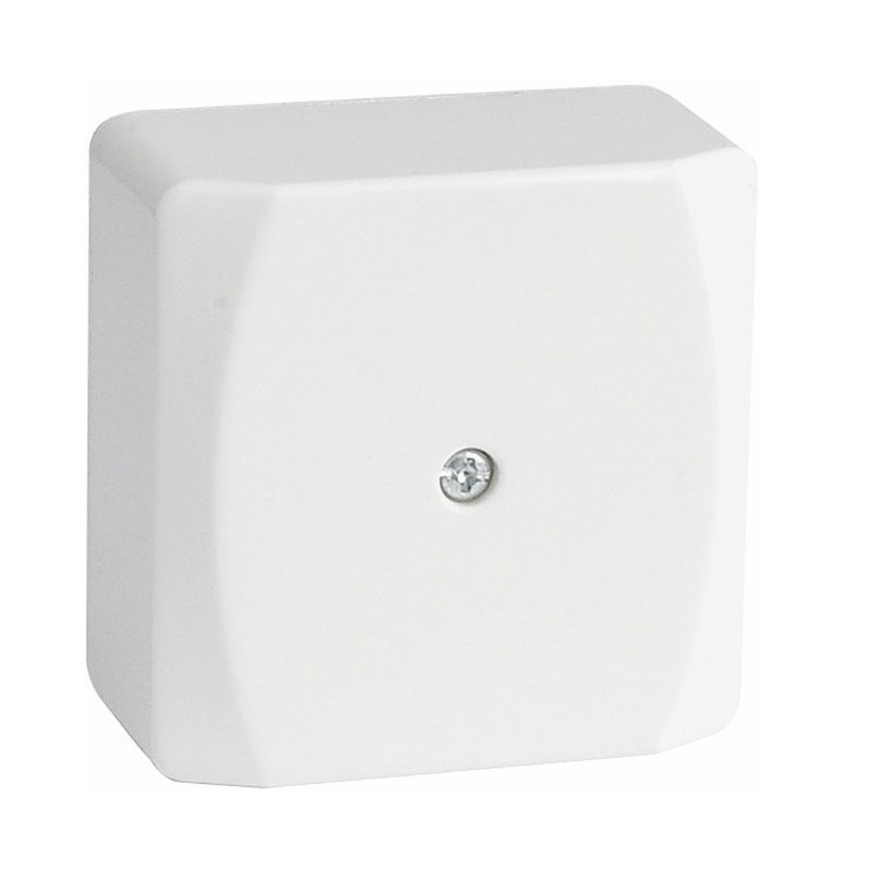 Kulodosa 60x60mm Med plint IP20 Vit