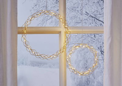 Krans Curly Mässing 30cm