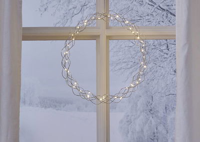 Krans Curly Krom 45cm