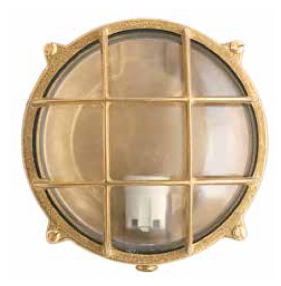 RONDO 11B Vägglampa Mässing IP64