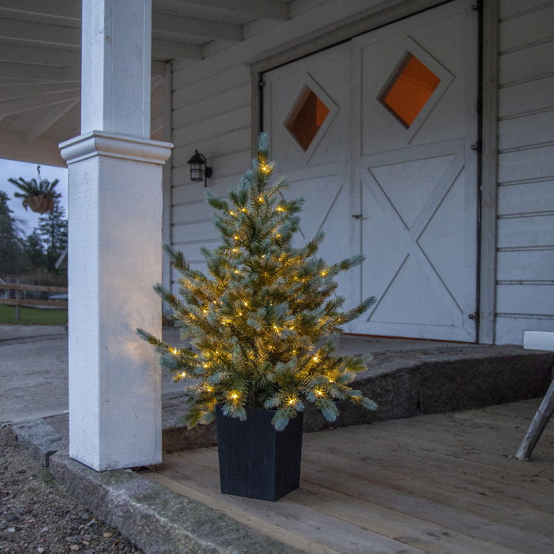 Julgran Greyland i kruka LED 95cm Julgran Greyland i kruka LED 95cm