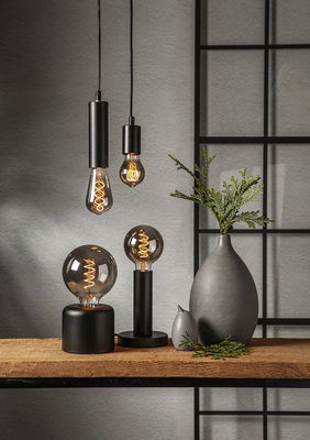 Normallampa Spiral Smoke LED 50lm E27 2100K Dim