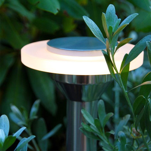 Pollare Ellips 34cm Silver 2W LightsOn Garden Plug & Play Pollare Ellips 34cm Silver 2W LightsOn Garden Plug & Play