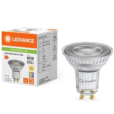 Spot/Reflektorlampa LED 575lm GU10 3000K Dim